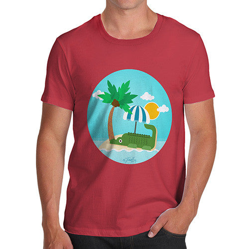 Men's Croc On The Beach T-Shirt