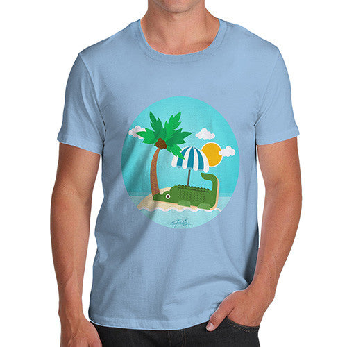 Men's Croc On The Beach T-Shirt