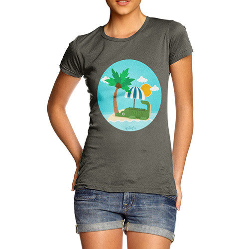 Women's Croc On The Beach T-Shirt