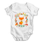 White Fox Baby Grow Bodysuit