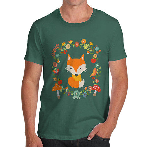 Men's White Fox T-Shirt