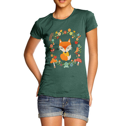 Women's White Fox T-Shirt