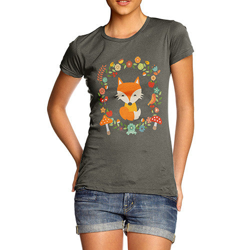 Women's White Fox T-Shirt