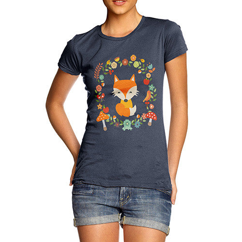 Women's White Fox T-Shirt