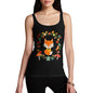 Women's White Fox Tank Top