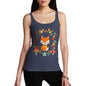 Women's White Fox Tank Top