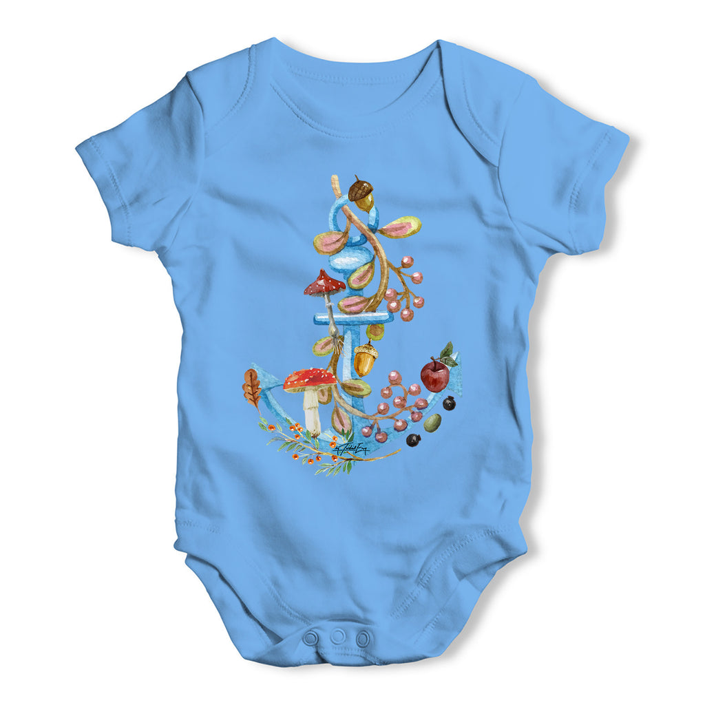Anchor Lost at Sea Baby Grow Bodysuit
