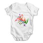 Flamingo Paradise Baby Grow Bodysuit