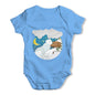 Polar Bear At The North Pole Baby Grow Bodysuit