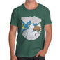 Men's Polar Bear At The North Pole T-Shirt