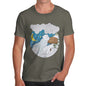 Men's Polar Bear At The North Pole T-Shirt