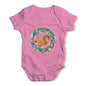 Squirrel Eating Acorns Baby Grow Bodysuit