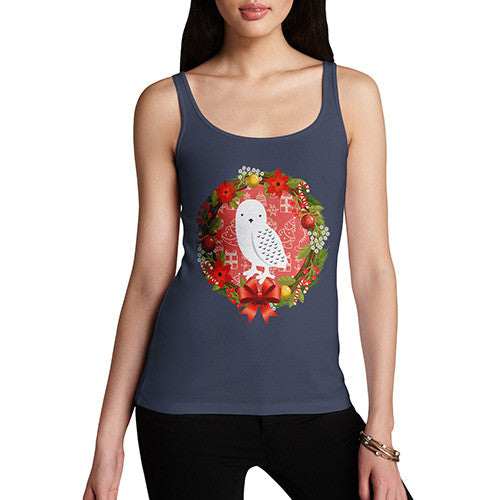 Women's Festive Owl Tank Top