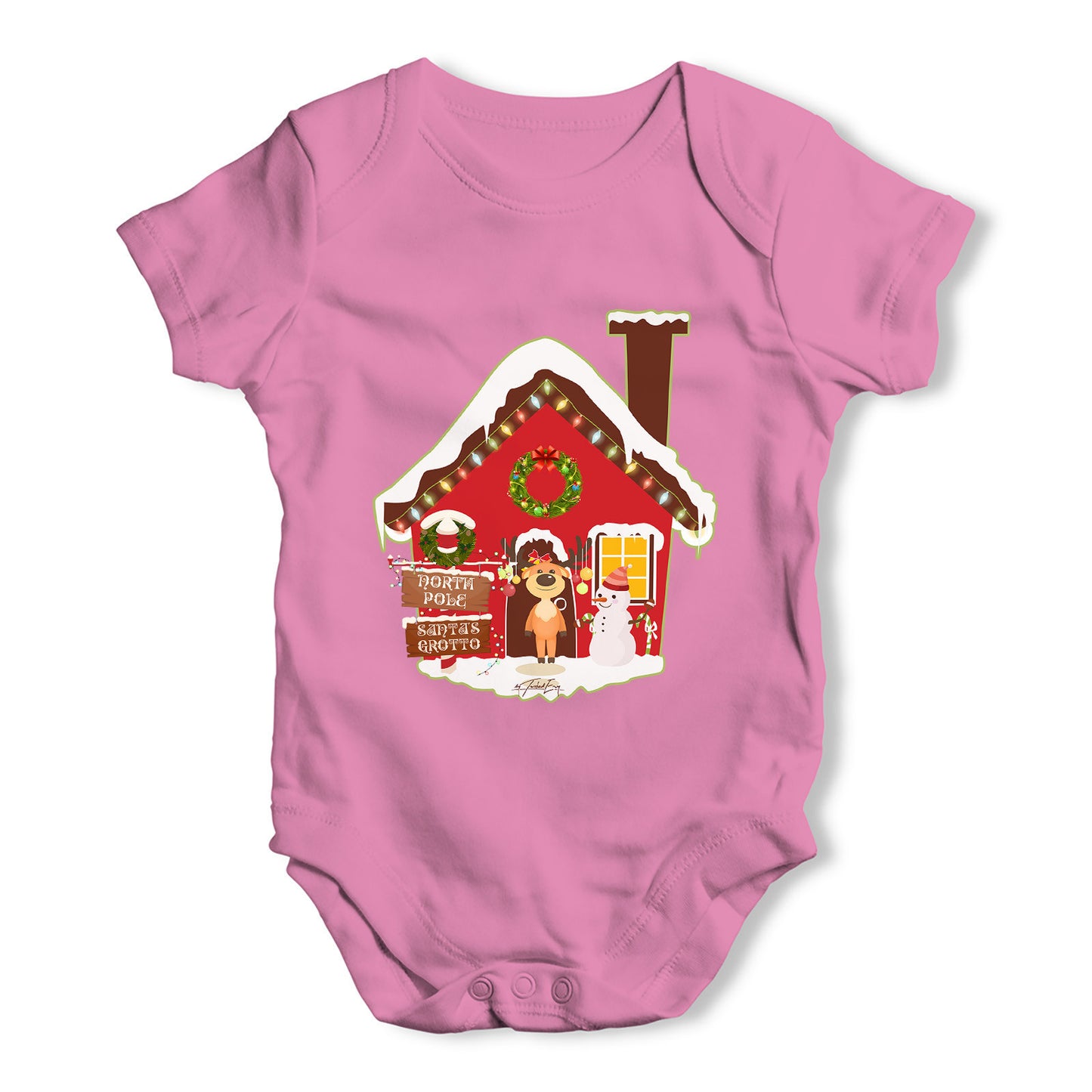 Santa's Grotto Baby Grow Bodysuit