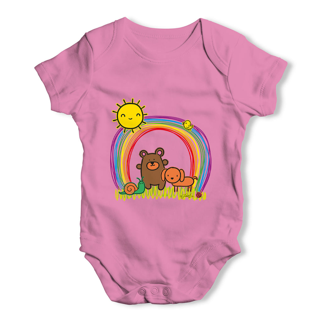 Rainbow Sunshine Pets Baby Grow Bodysuit