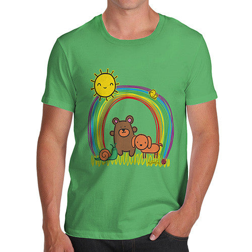 Men's Rainbow Sunshine Pets T-Shirt