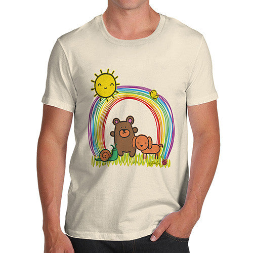 Men's Rainbow Sunshine Pets T-Shirt