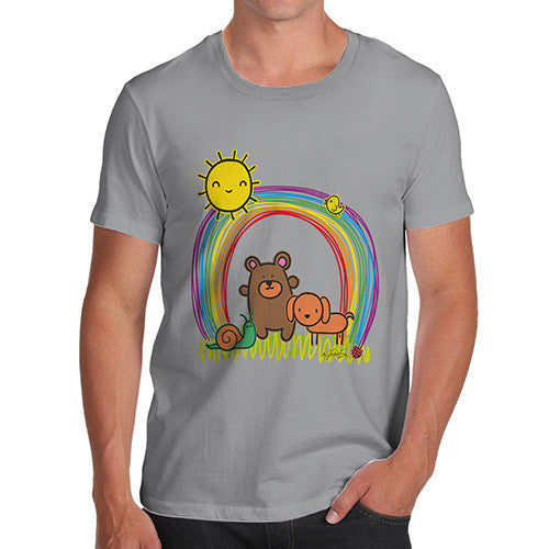 Men's Rainbow Sunshine Pets T-Shirt