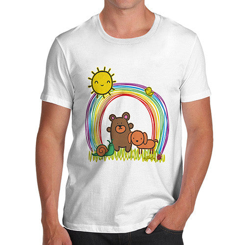 Men's Rainbow Sunshine Pets T-Shirt