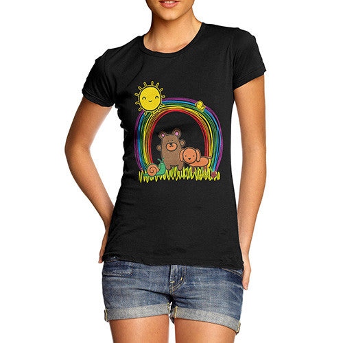 Women's Rainbow Sunshine Pets T-Shirt