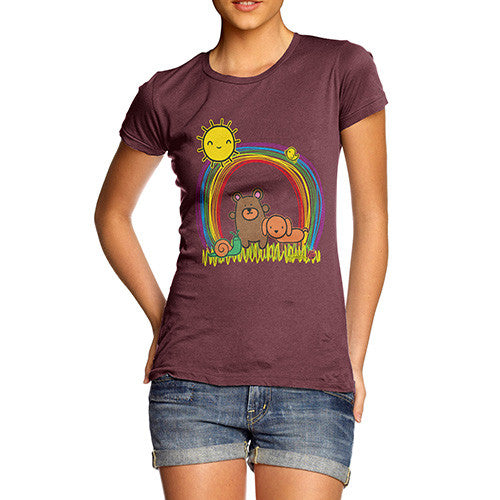 Women's Rainbow Sunshine Pets T-Shirt