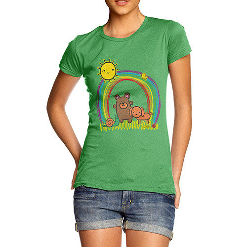 Women's Rainbow Sunshine Pets T-Shirt