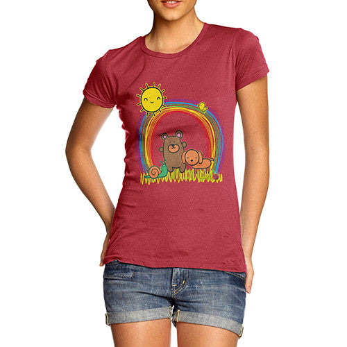 Women's Rainbow Sunshine Pets T-Shirt
