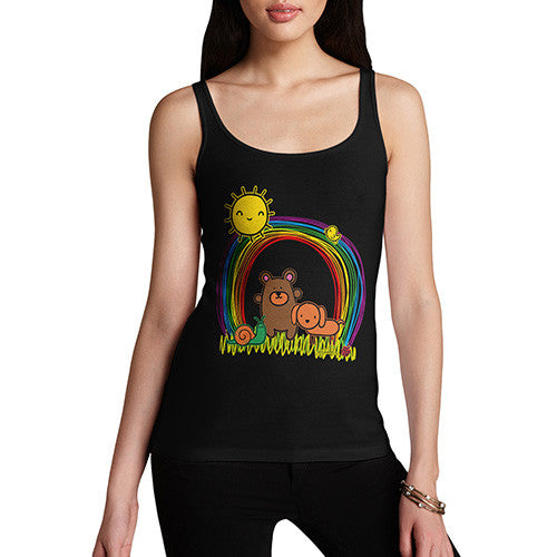 Women's Rainbow Sunshine Pets Tank Top