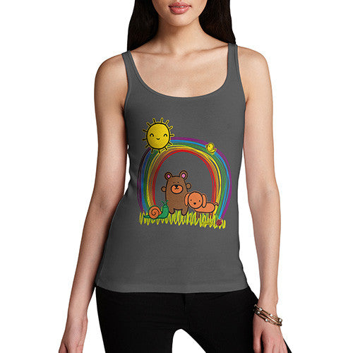 Women's Rainbow Sunshine Pets Tank Top