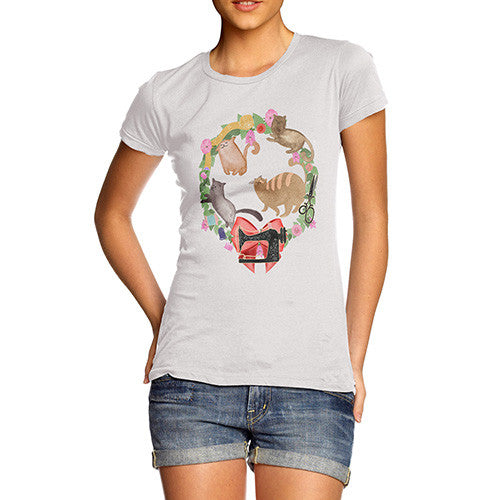 Women's Sewing Cats T-Shirt