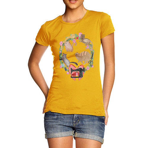 Women's Sewing Cats T-Shirt