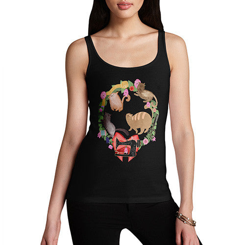 Women's Sewing Cats Tank Top