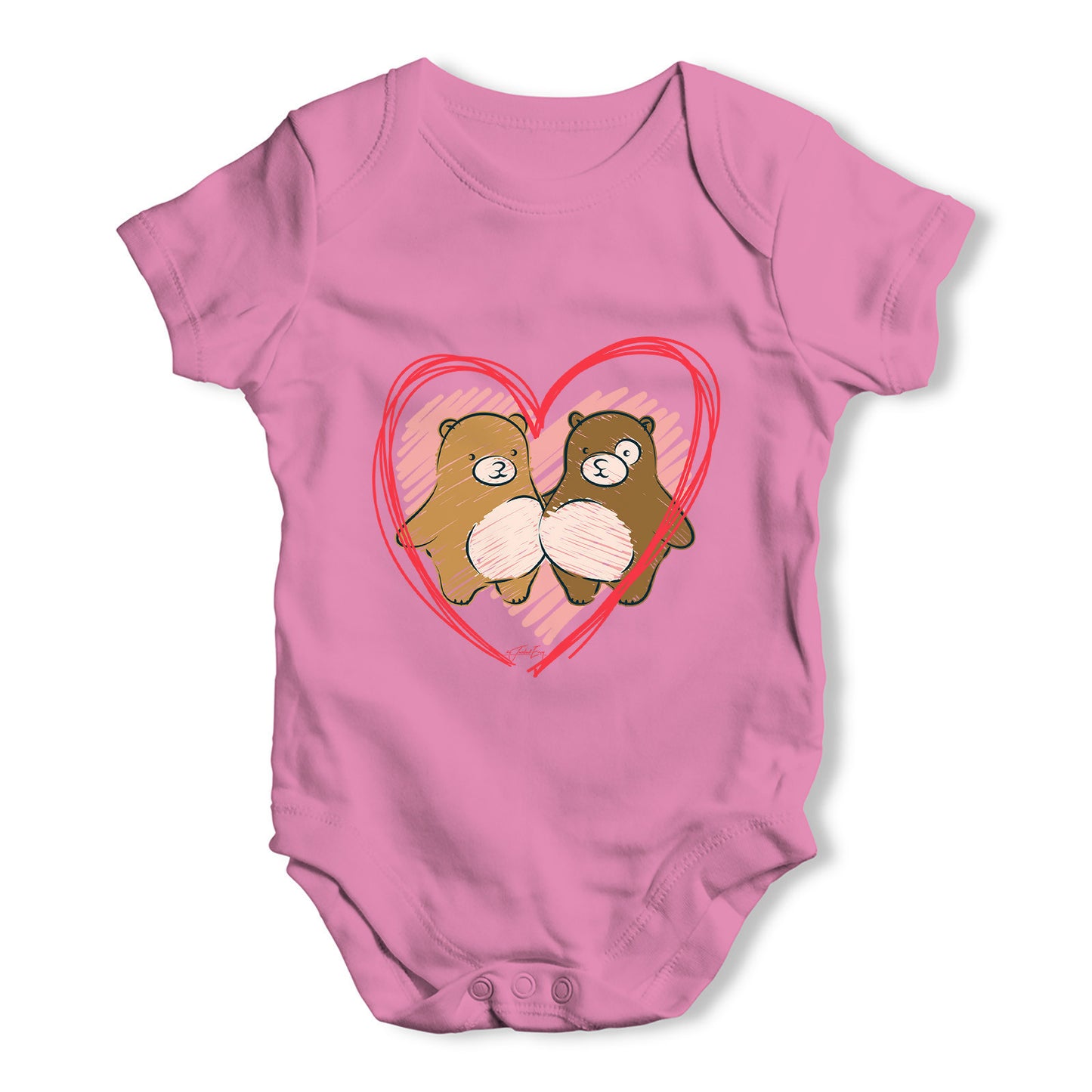 I Love You Beary Much Love Bears Baby Grow Bodysuit