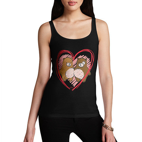 Women's I Love You Beary Much Love Bears Tank Top