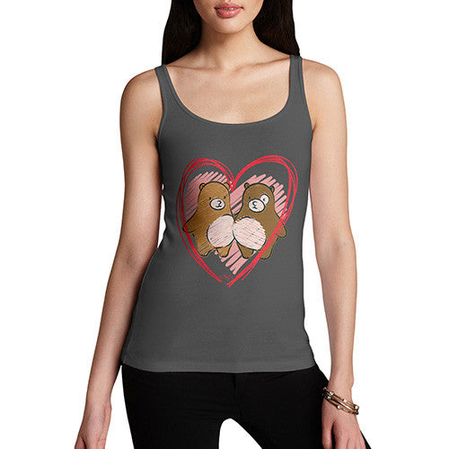 Women's I Love You Beary Much Love Bears Tank Top