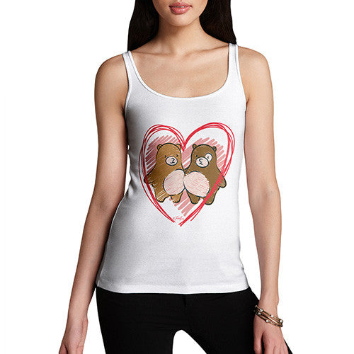 Women's I Love You Beary Much Love Bears Tank Top