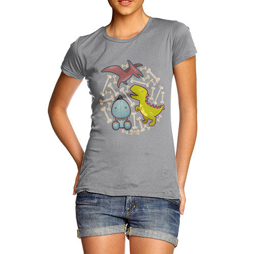 Women's Baby Dinosaurs T-Shirt