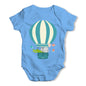 Animals In Hot Air Balloon Baby Grow Bodysuit