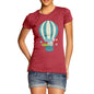 Women's Animals In Hot Air Balloon T-Shirt