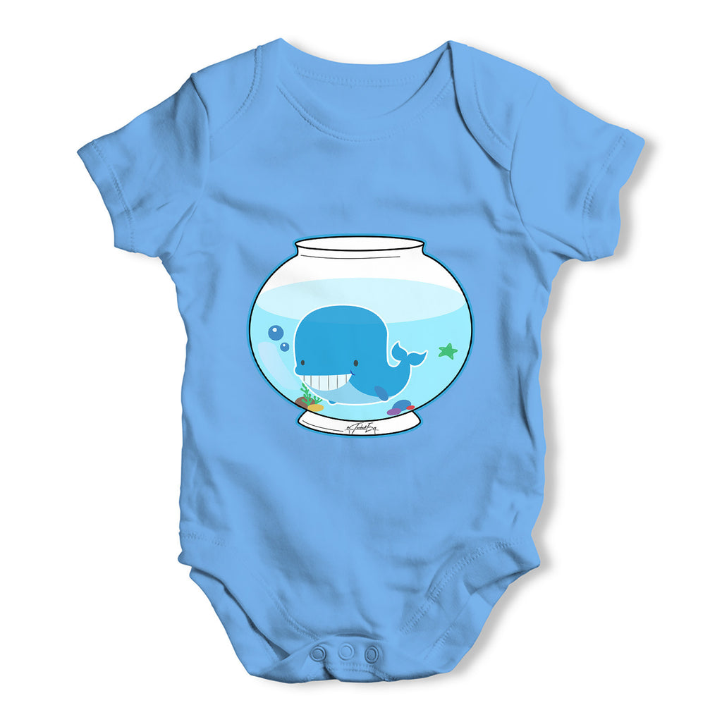 Whale in a Fishbowl Baby Grow Bodysuit