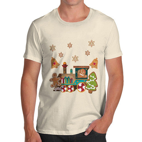 Men's Gingerbread Train T-Shirt