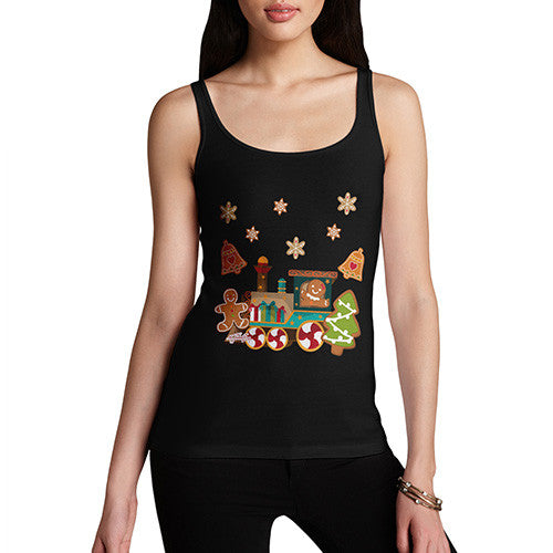 Women's Gingerbread Train Tank Top