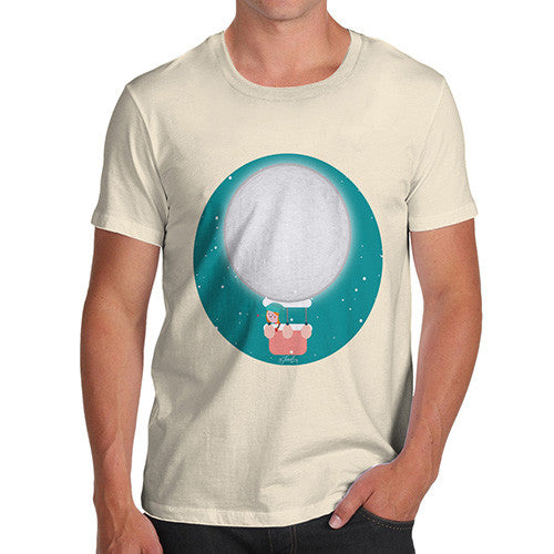 Men's Moon Hot Air Balloon T-Shirt