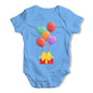 Birthday Balloons Gift Box Baby Grow Bodysuit