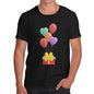 Men's Birthday Balloons Gift Box T-Shirt