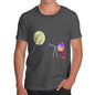 Men's Secretly Spying on the Moon T-Shirt