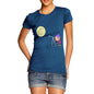 Women's Secretly Spying on the Moon T-Shirt