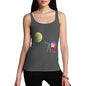 Women's Secretly Spying on the Moon Tank Top