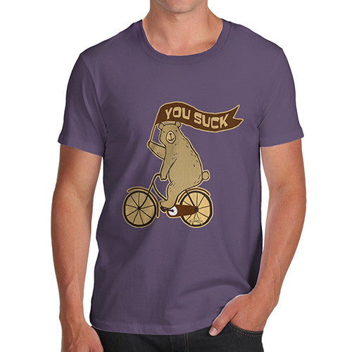 Men's Cycling Bears Your Suck T-Shirt