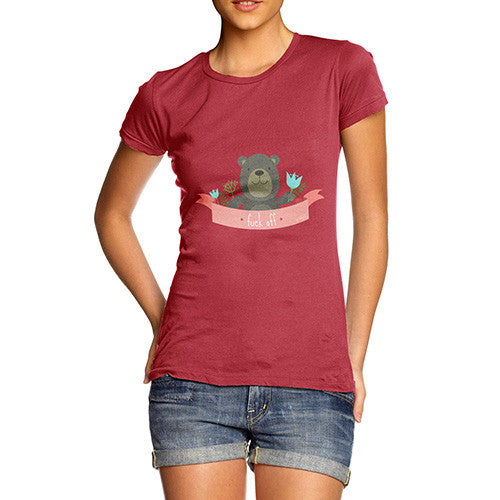 Women's F Off Teddy Bear T-Shirt